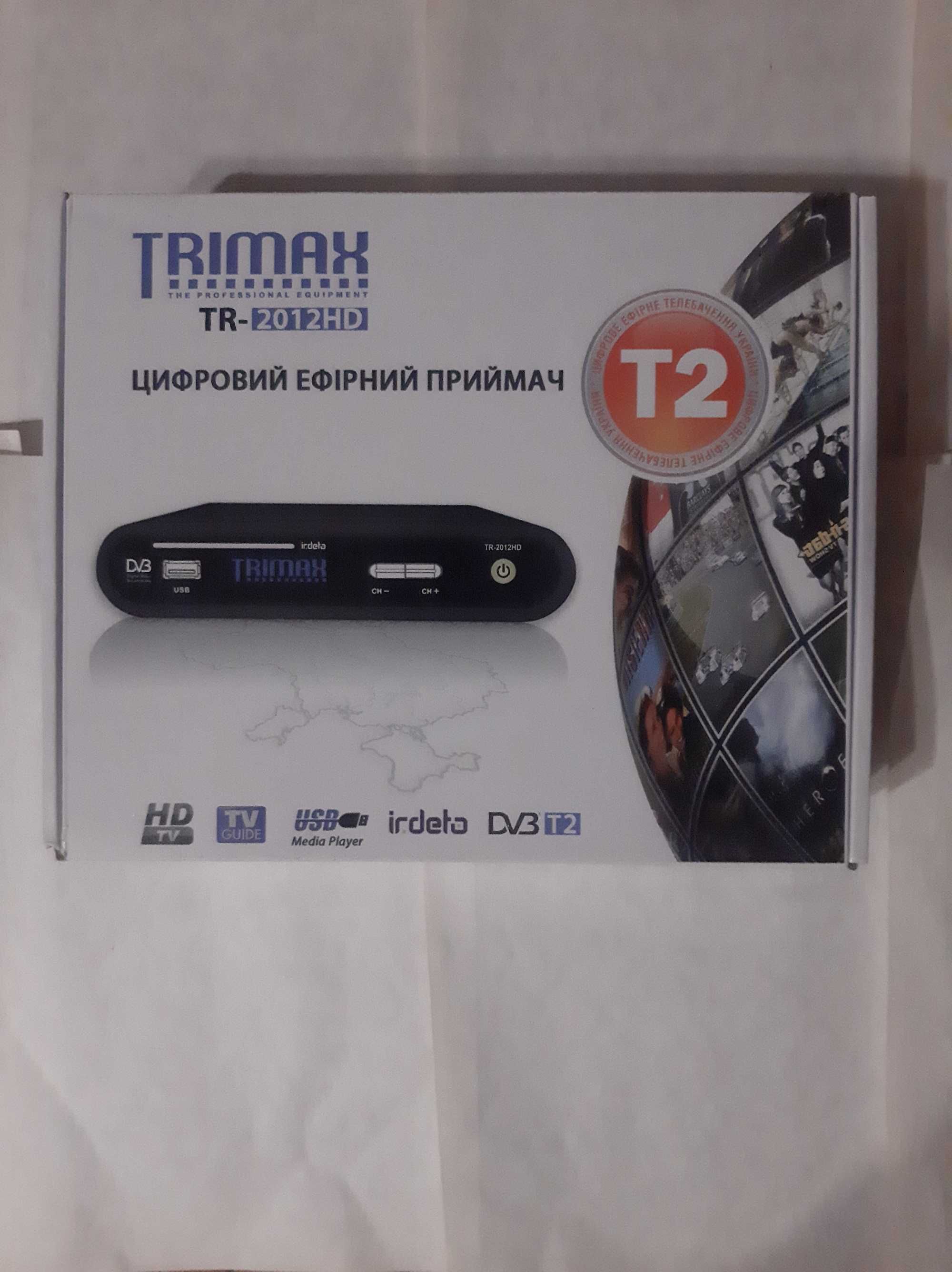 Комплект ТВ-приставка Trimax TR-2012HD и антенна UHF-262