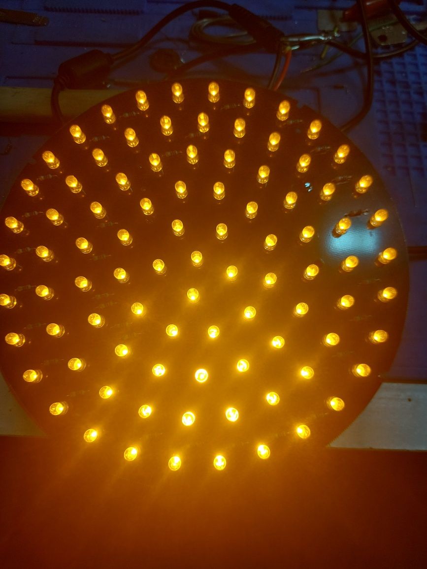 Semáforos placa de leds