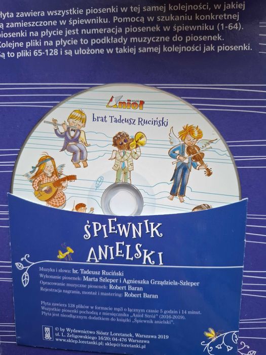 "Śpiewnik anielski" brat Tadeusz Ruciński