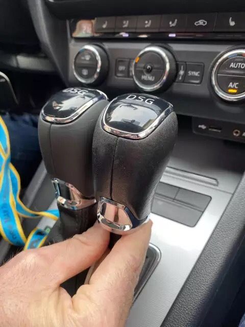 Рычаг кпп акпп Шкода А7 А5 кожа Skoda DSG Octavia Rapid Fabia ДСГ
