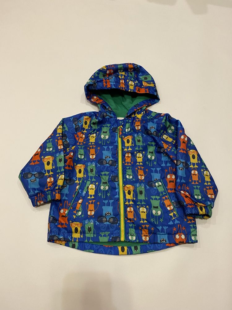 Фірмова куртка вітровка на весну для хлопчика 1-2роки 86-92см