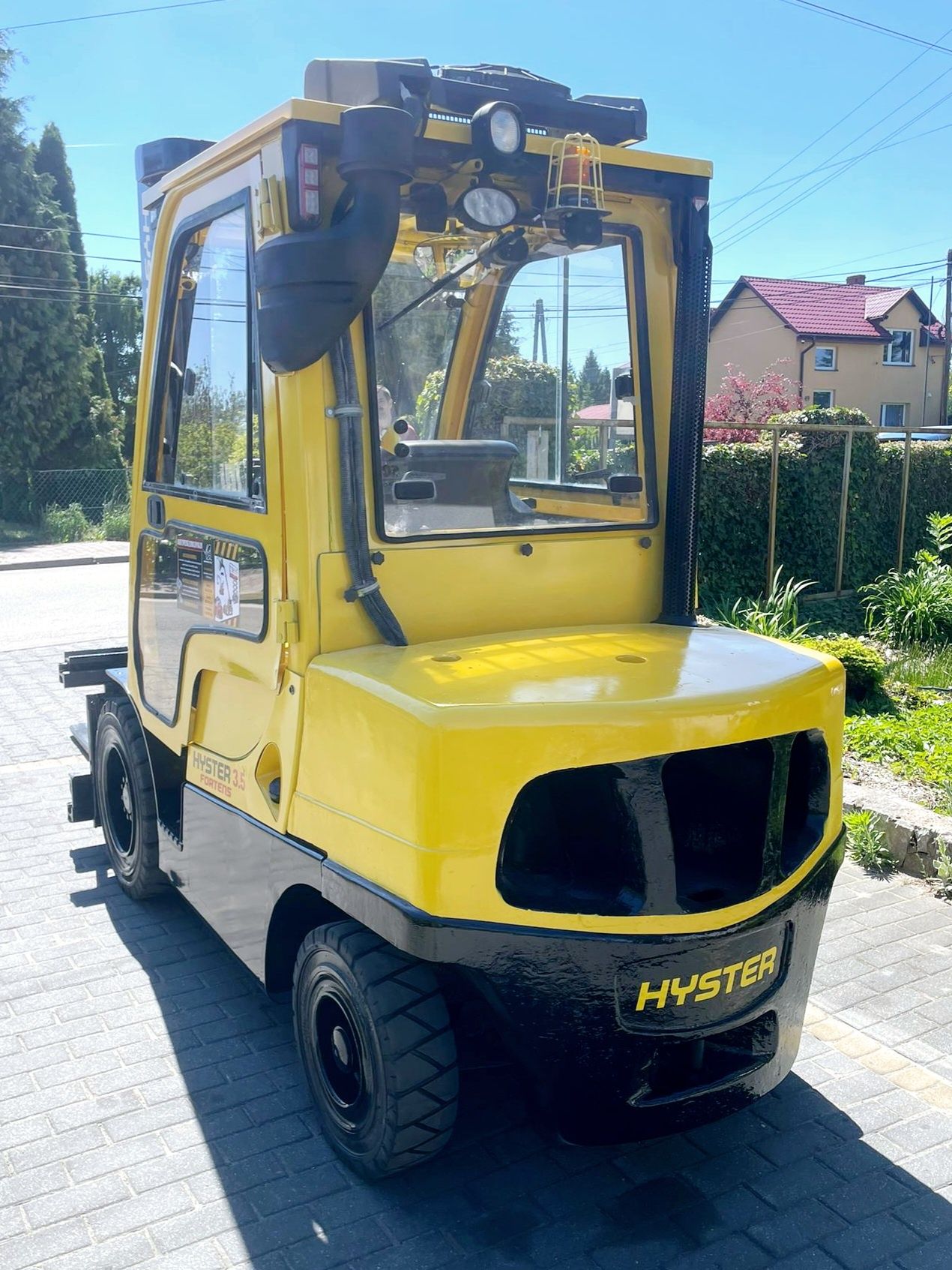 Wózek widłowy HYSTER H3.5FT Przesuw Pozycjoner 2015 Rok klima diesel