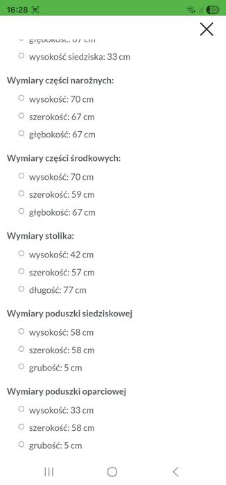 Narożnik na taras technoratan