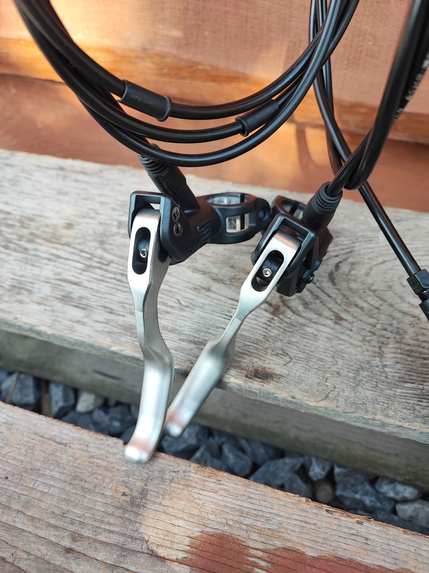 Hamulce tarczowe hydrauliczne Shimano XTR M975 retro mtb super stan