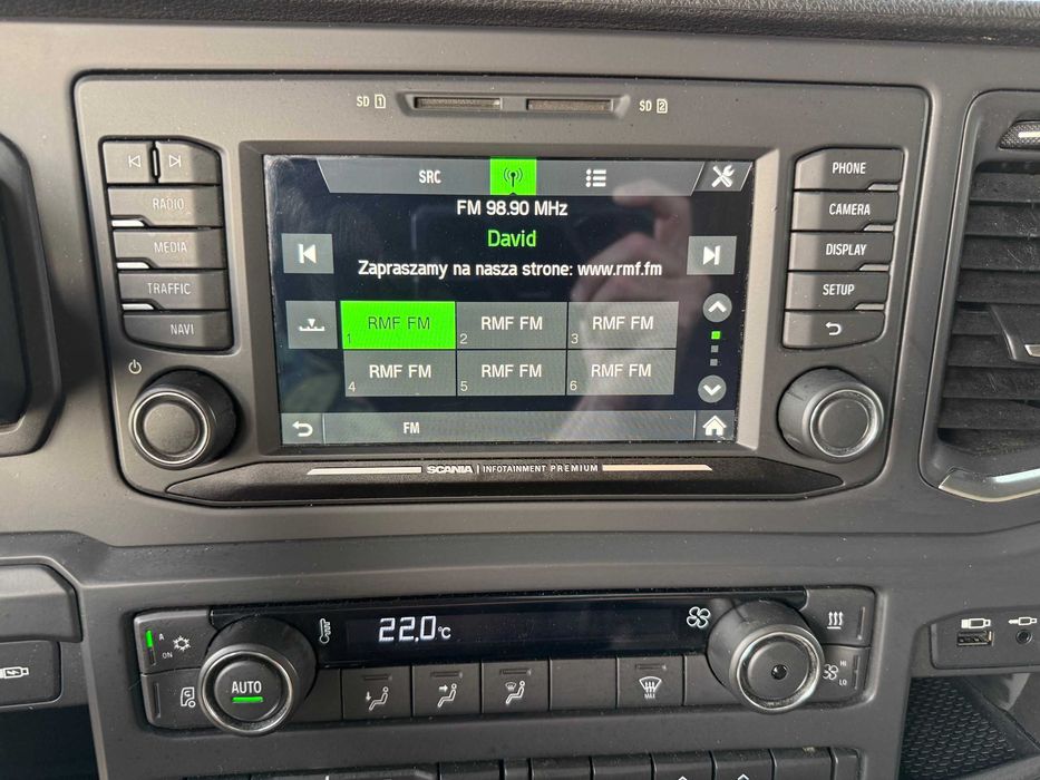 Radio Nawigacja Navi Scania NG NTG Duży Ekran