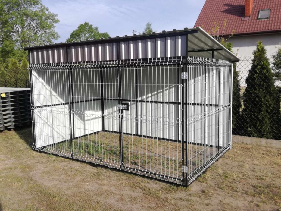 Kojec Boks Klatka Zagroda 3x2m Panelowy Panel 3D Wzmocniona Rama