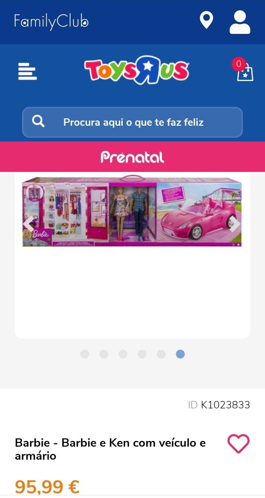 Barbie e Ken com veículo e armário | Novo