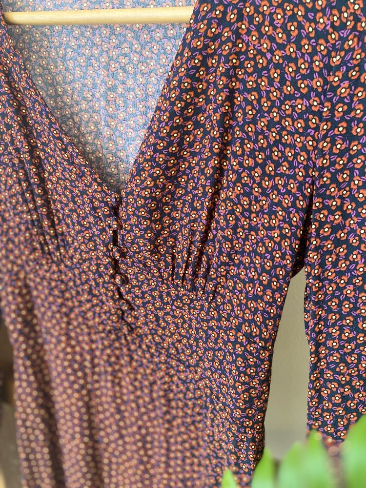 Vestido florido meia estação