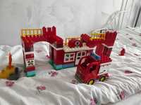 Duży zestaw LEGO duplo Remiza strażacka / 10593