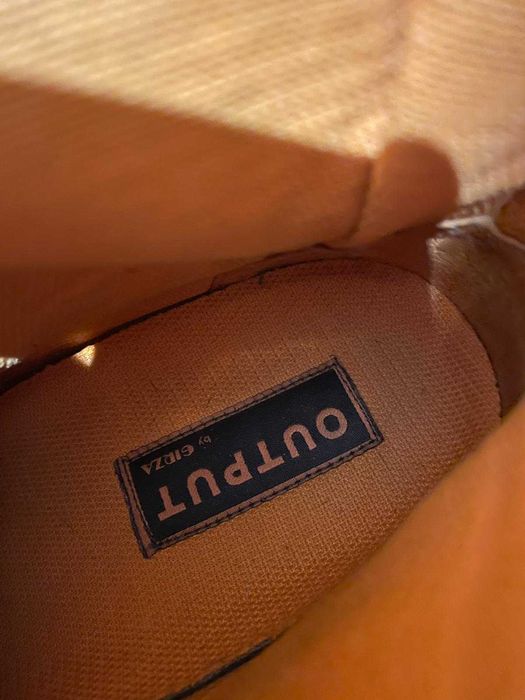 Męskie buty motocyklowe kowbojki skóra naturalna vintage rozmiar 43