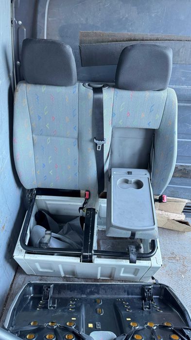 Fotel podwójny pasażera VW CRAFTER (przód)