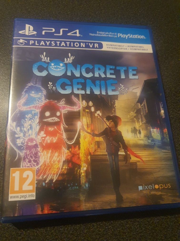Gra Concrete Genie VR PlayStation VR Ps4 slim Pro Ps5