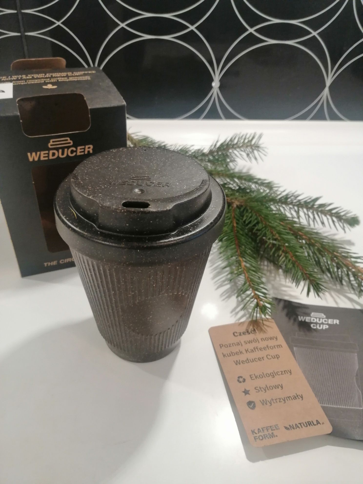 Kubek i filiżanka Zestaw Weducer KaffeeForm Eco, Nowy, wege