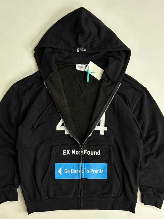 Худі Grailz zip hoodie archive зипка черная кофта чорна худи зіп M L