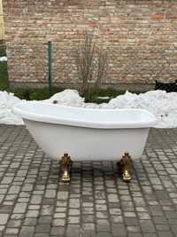Ретро ванна на золотих лапах 153 см (0082)