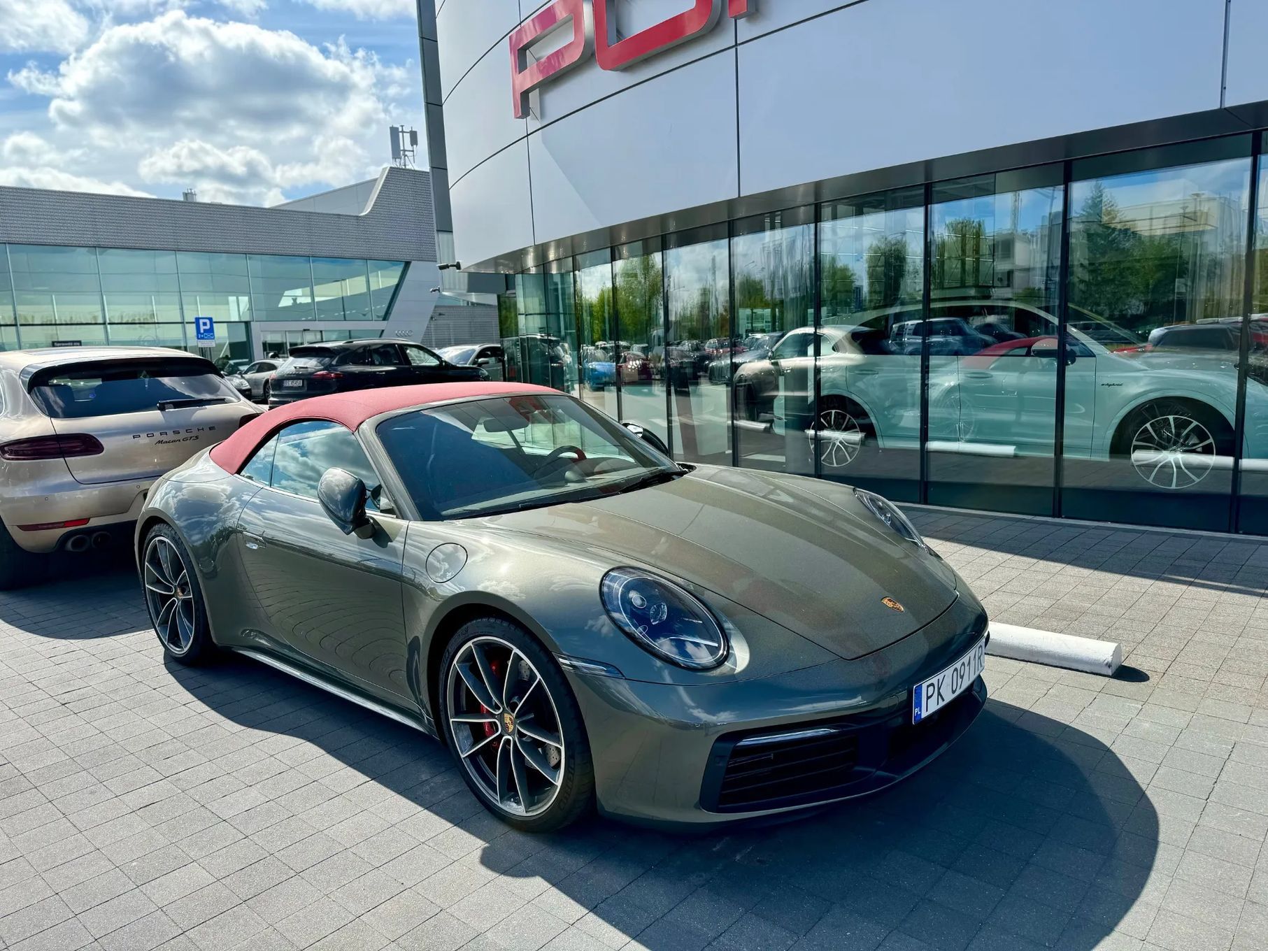 Porsche 911 911 Carrera 4S Cabro , z PL , Gwarancja, niski przebieg, Aventurine