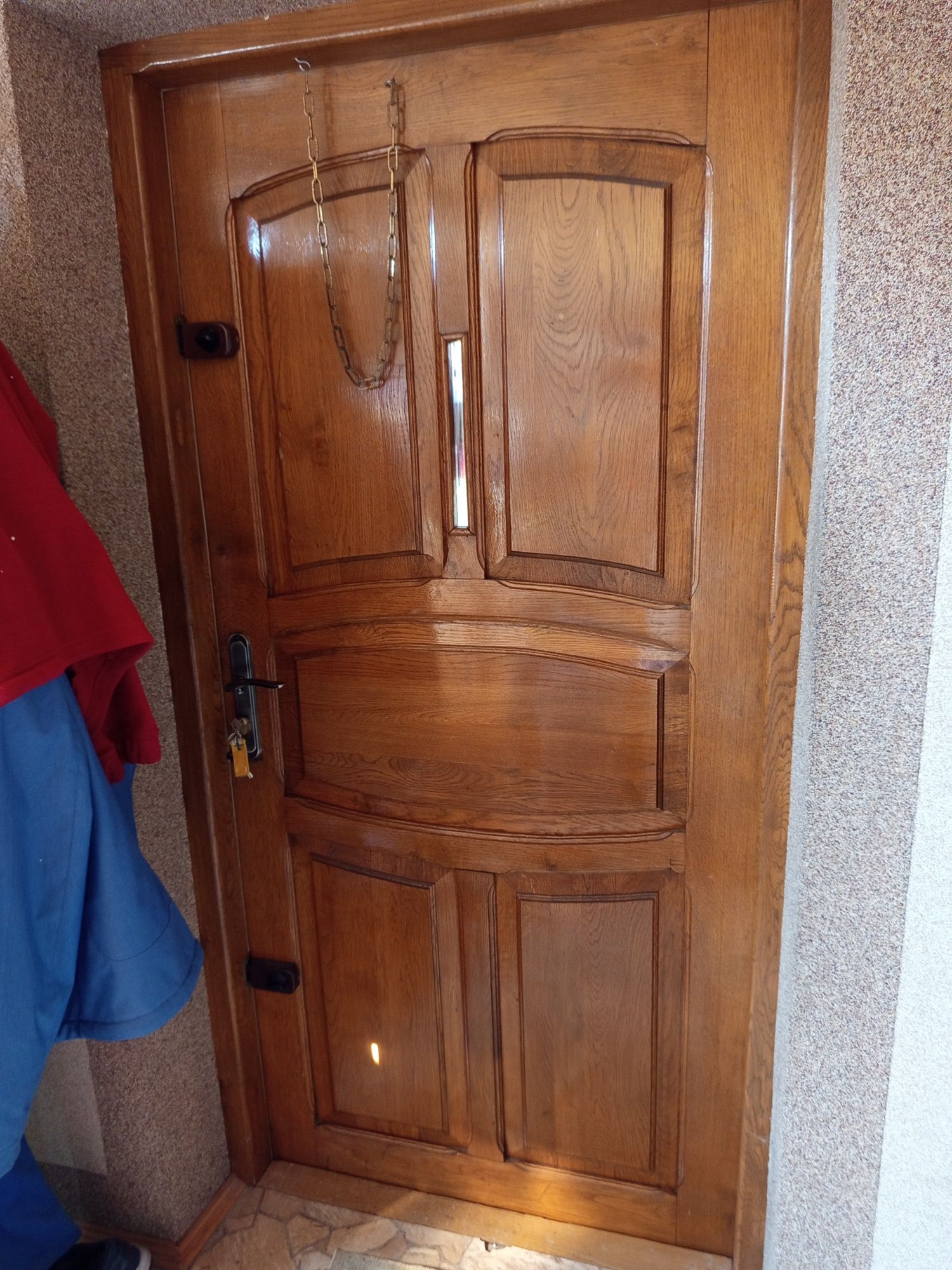 Drzwi wejściowe zewnętrzne dębowe 90