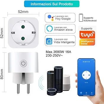 Смарт-розетка . Smart Plug Teckin SP21 WiFi 3300W