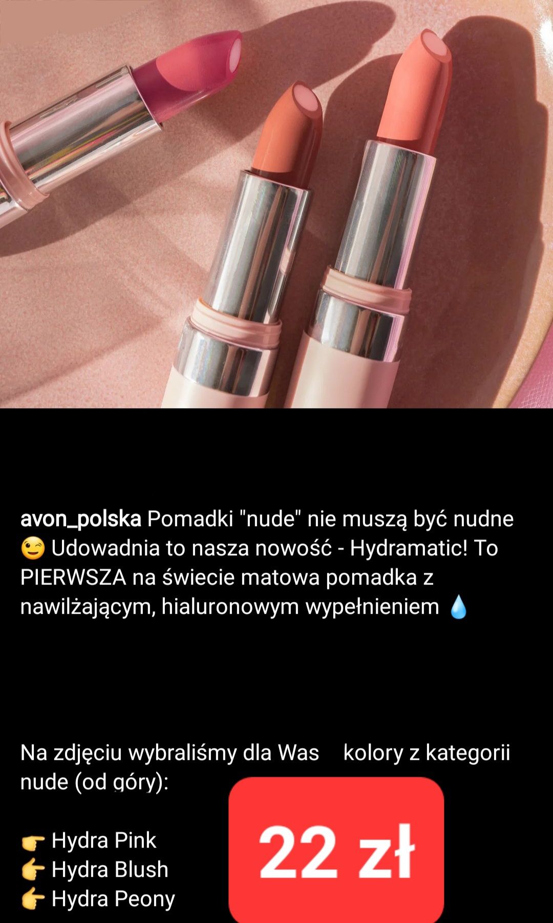 Szminka Hydramatic Avon