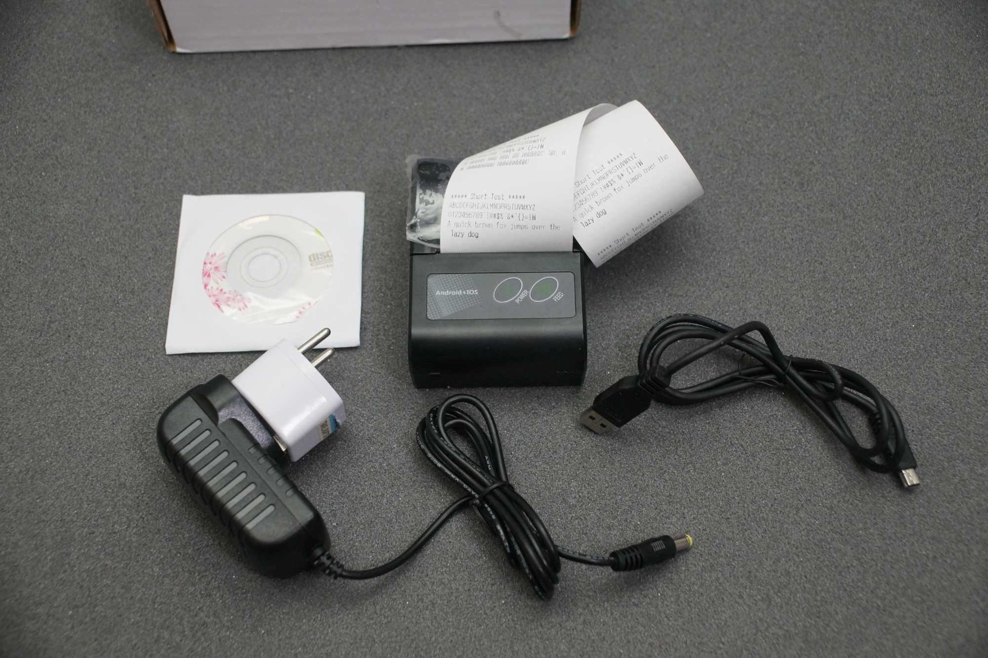 Принтер чеків 58 мм Акумуляторний Bluetooth/USB