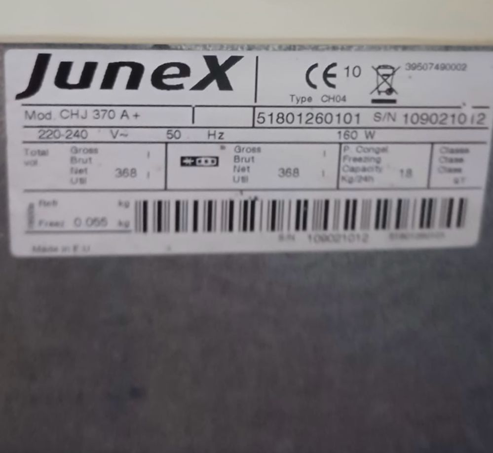 Arca congeladora usada JUNEX