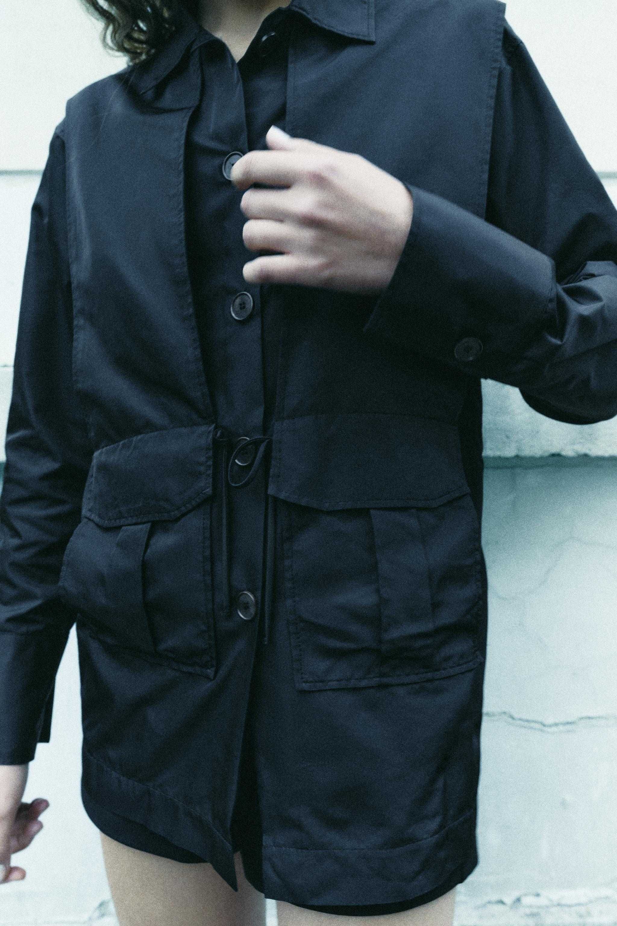 Рубашка ветровка zara XS-S сорочка