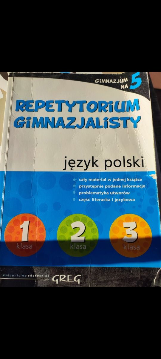 Repetytorium gimnazjalne języka polskiego