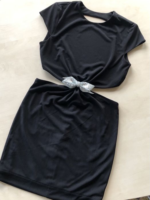Сукня чорна Zara жіноча S