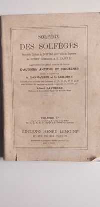 Les Solfège des Solfèges Vol 2 - Henry Lemoine & G. Garulli