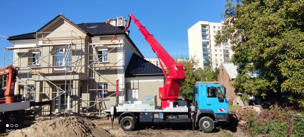 Podnośnik koszowy 24H Piaseczno i okolice Wynajem 18m i 27m 300 kg hds