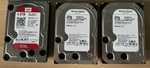 WD Red 3x4TB używane w 100% sprawne