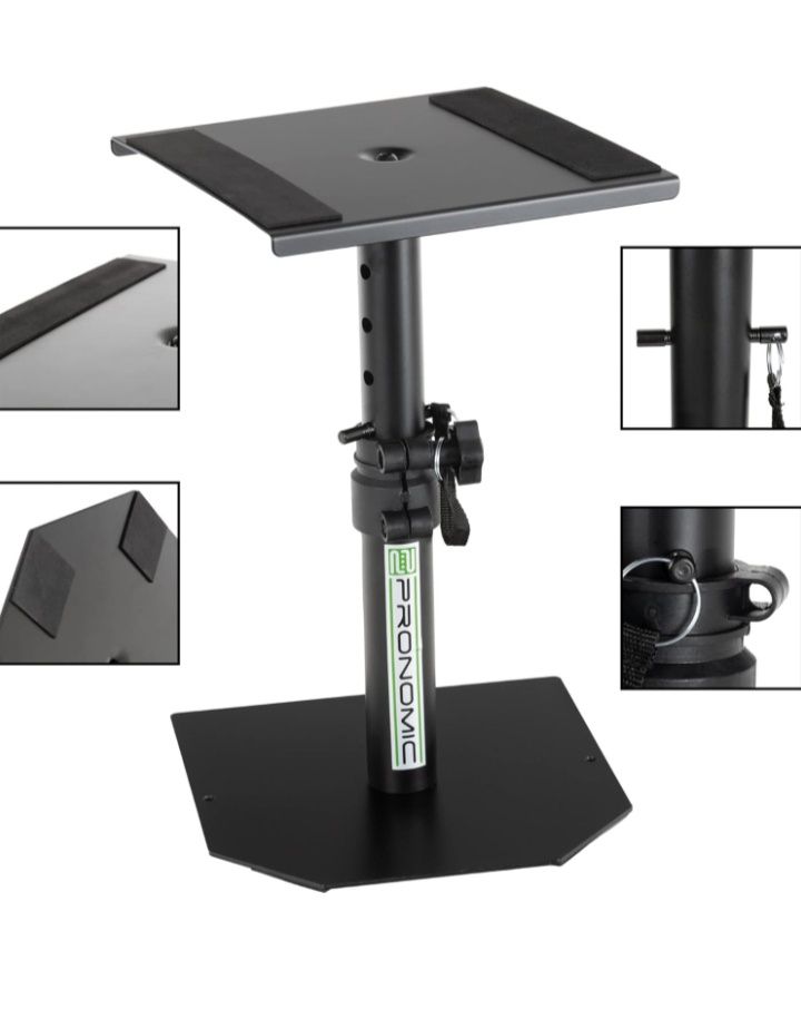 Pronomic SLS-36P BK statyw stołowy od 25,5 do 41 cm