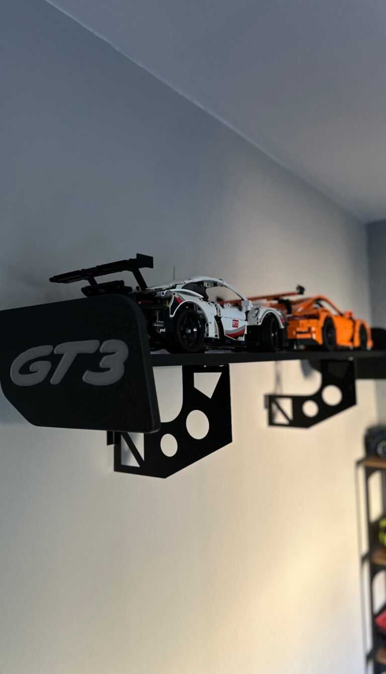 Półka ścienna SPOJLER PORSCHE GT3 +Gratis