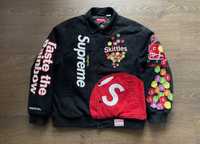 Kurtka Supreme Skittles Mitchell & Ness Varsity Jacket Black Roz. L