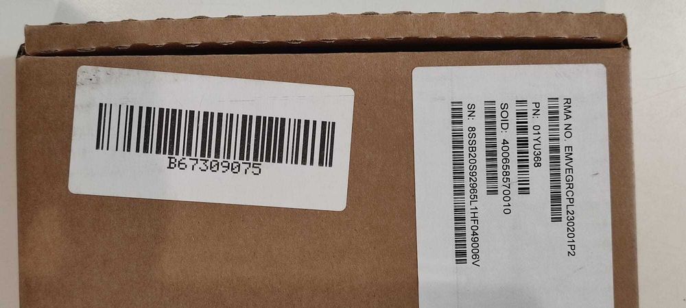 Motherboard LENOVO Thinkpad X1 Carbon Gen 7 I7 16RAM WIFI NOVA SELADA