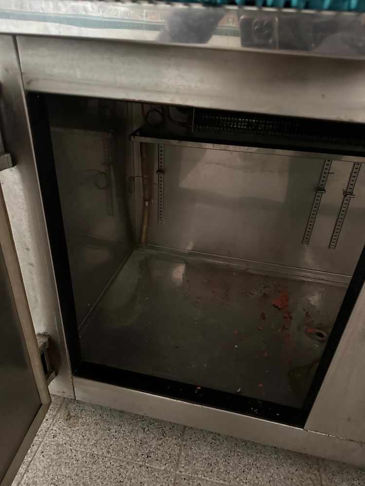 Bancada inox em L