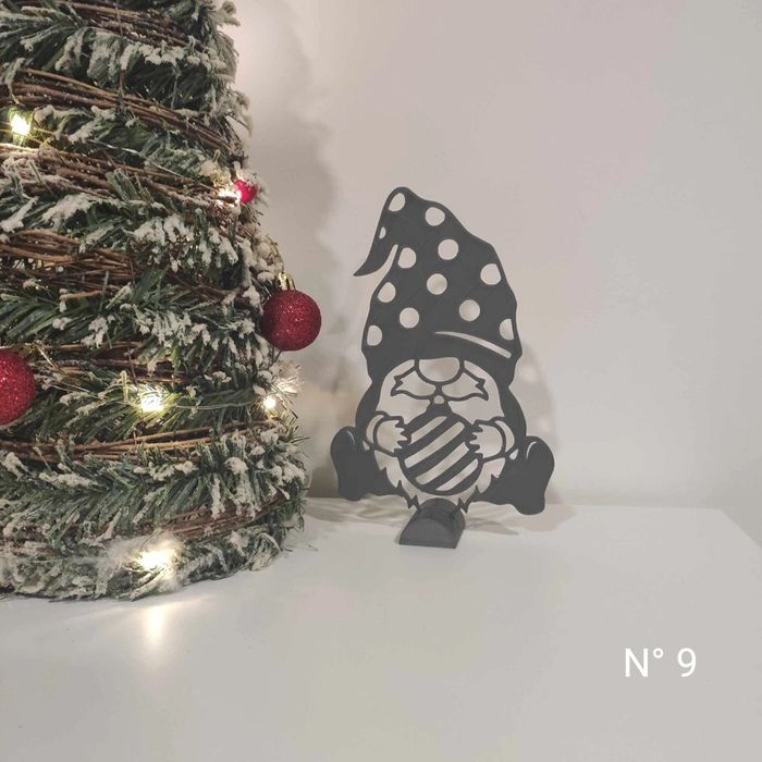 Decoraçao/ presentes de Natal (Gnomos 3D)