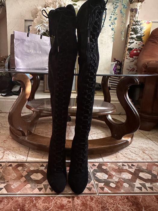 Ботфорты Le Silla на шнурках оригинал