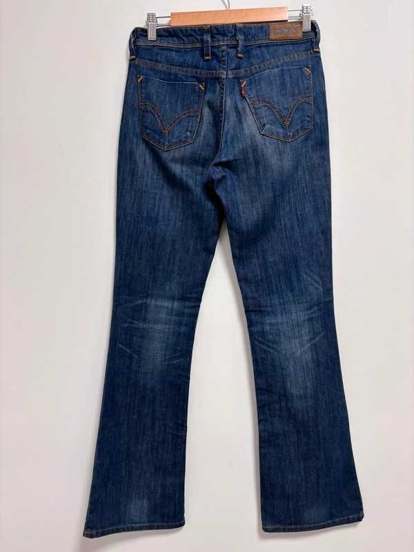 Levi's 629 W28 L32 Damskie Spodnie Jeansowe Bootcut Granatowe