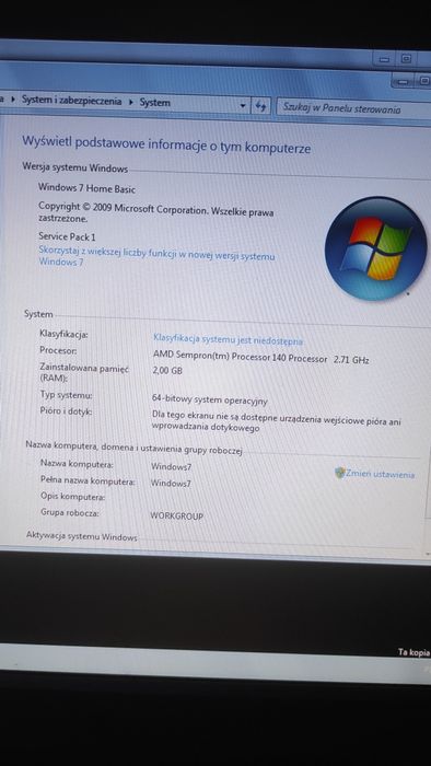 Komputer PC + monitor – gotowy do pracy!