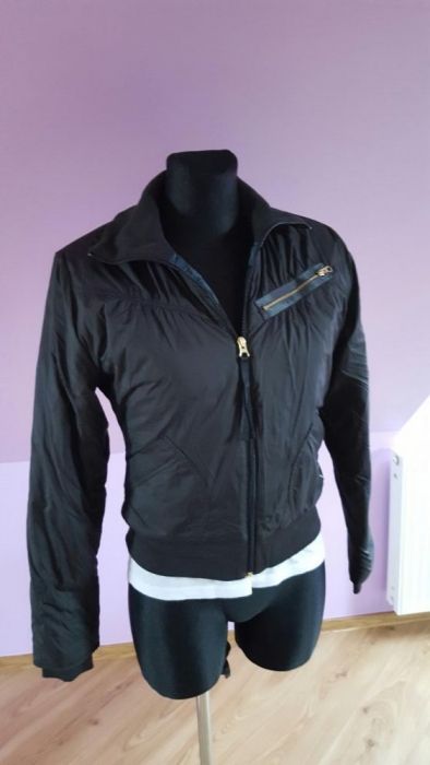 Czarna bomberka puma kurtka wiosenna wiosna xs s zamek zip