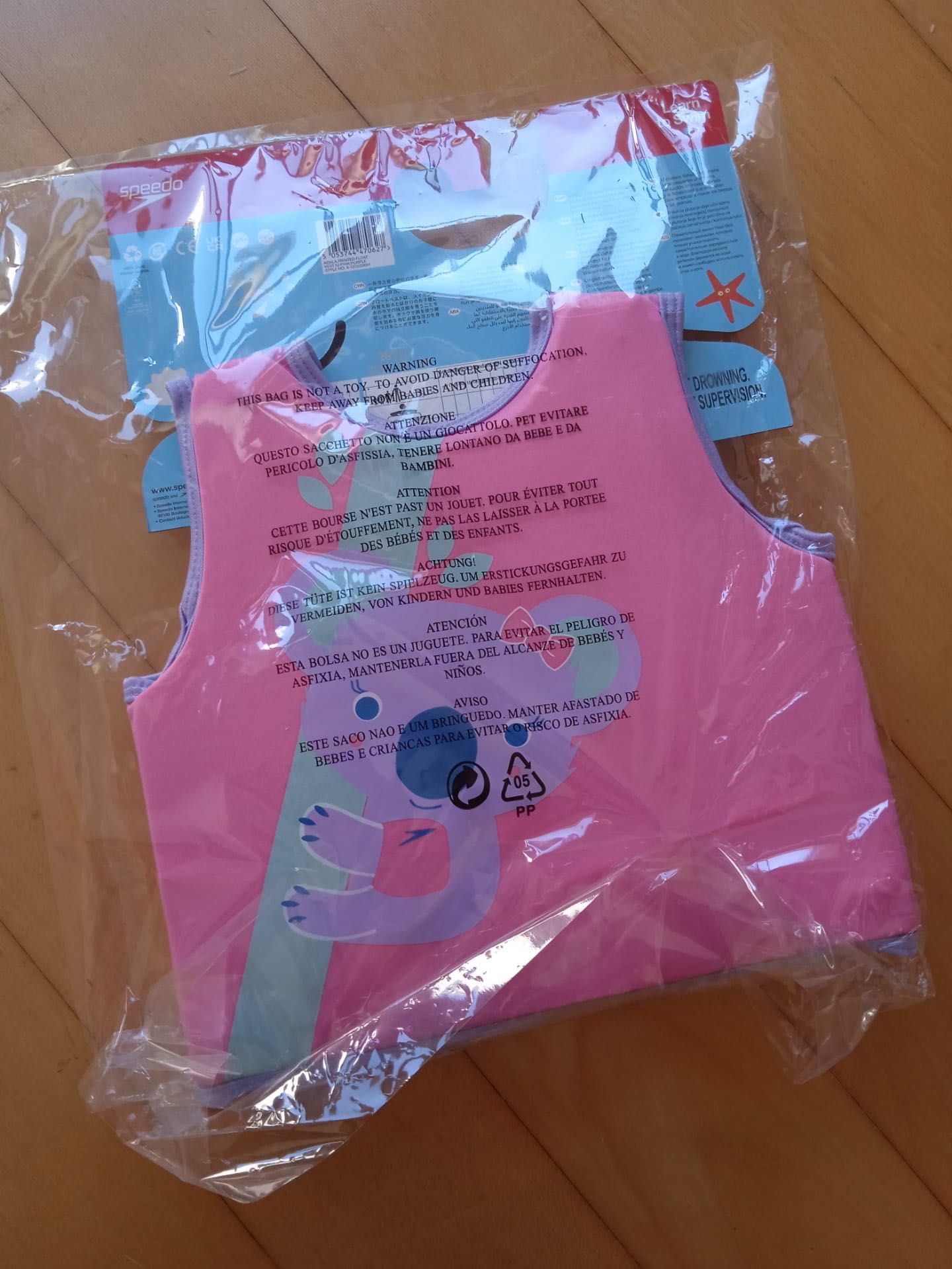 Colete de criança para aprender a nadar SPEEDO Koala 12-24 Months NOVO