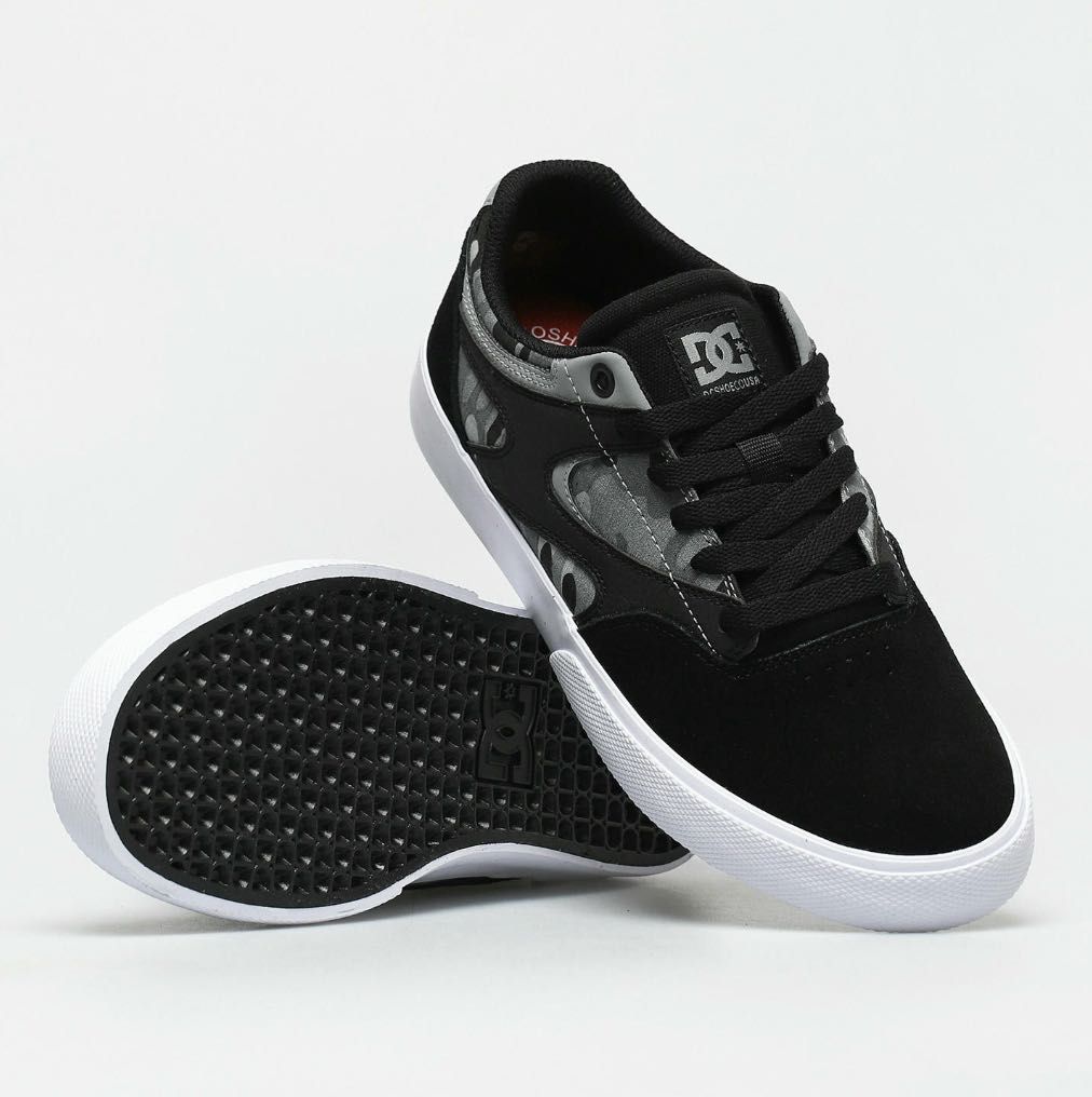 Niskoprofilowe Trampki Męskie DC Kalis Vulc S - black. Rozmiar 42
