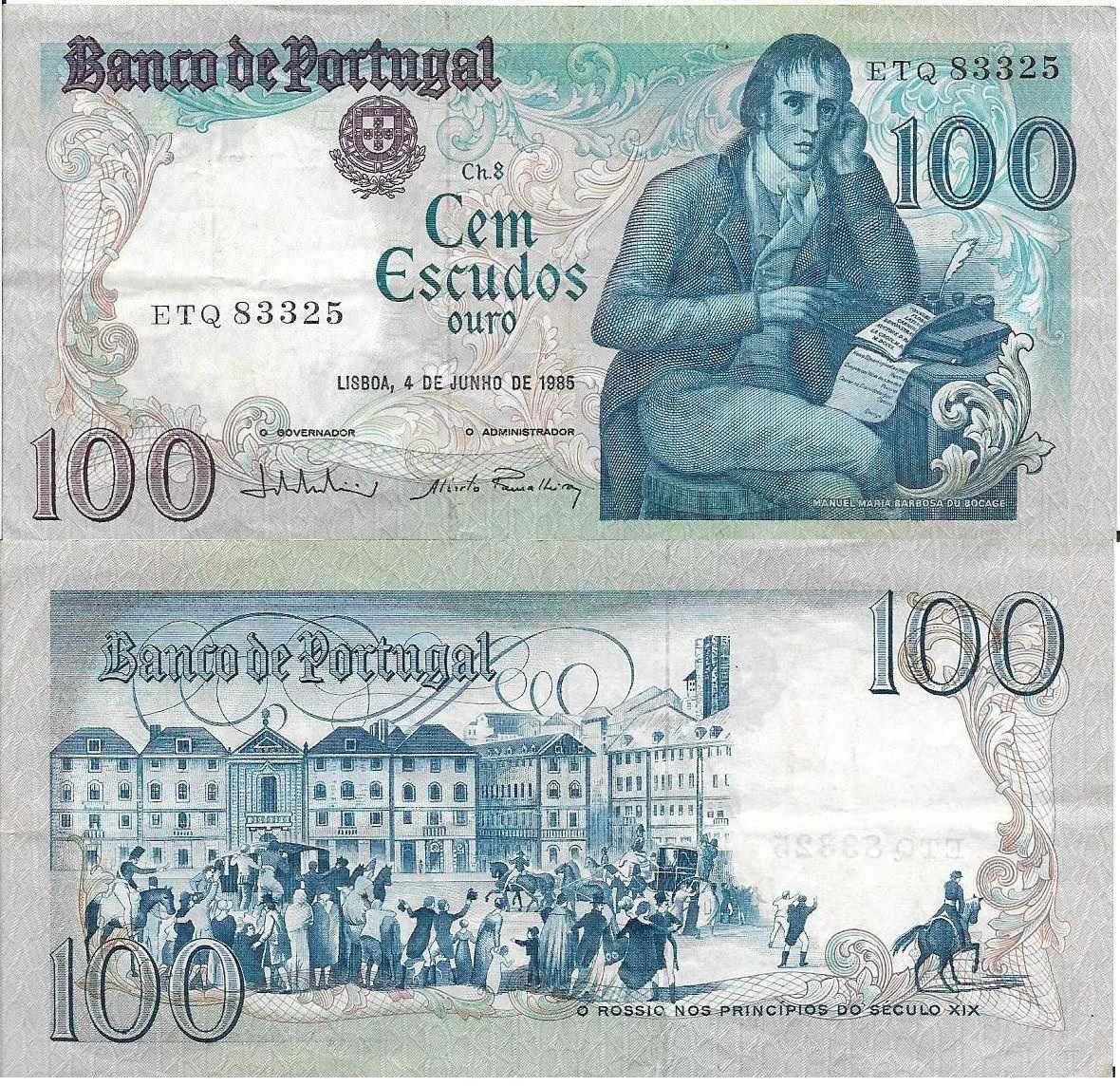 Portugal - - - 100$00 - Bocage - - - - - Notas