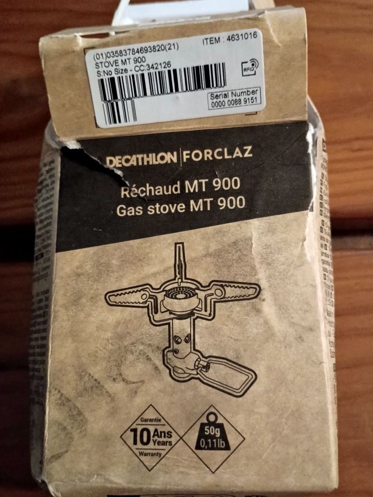 Fogareiro a gás forclaz