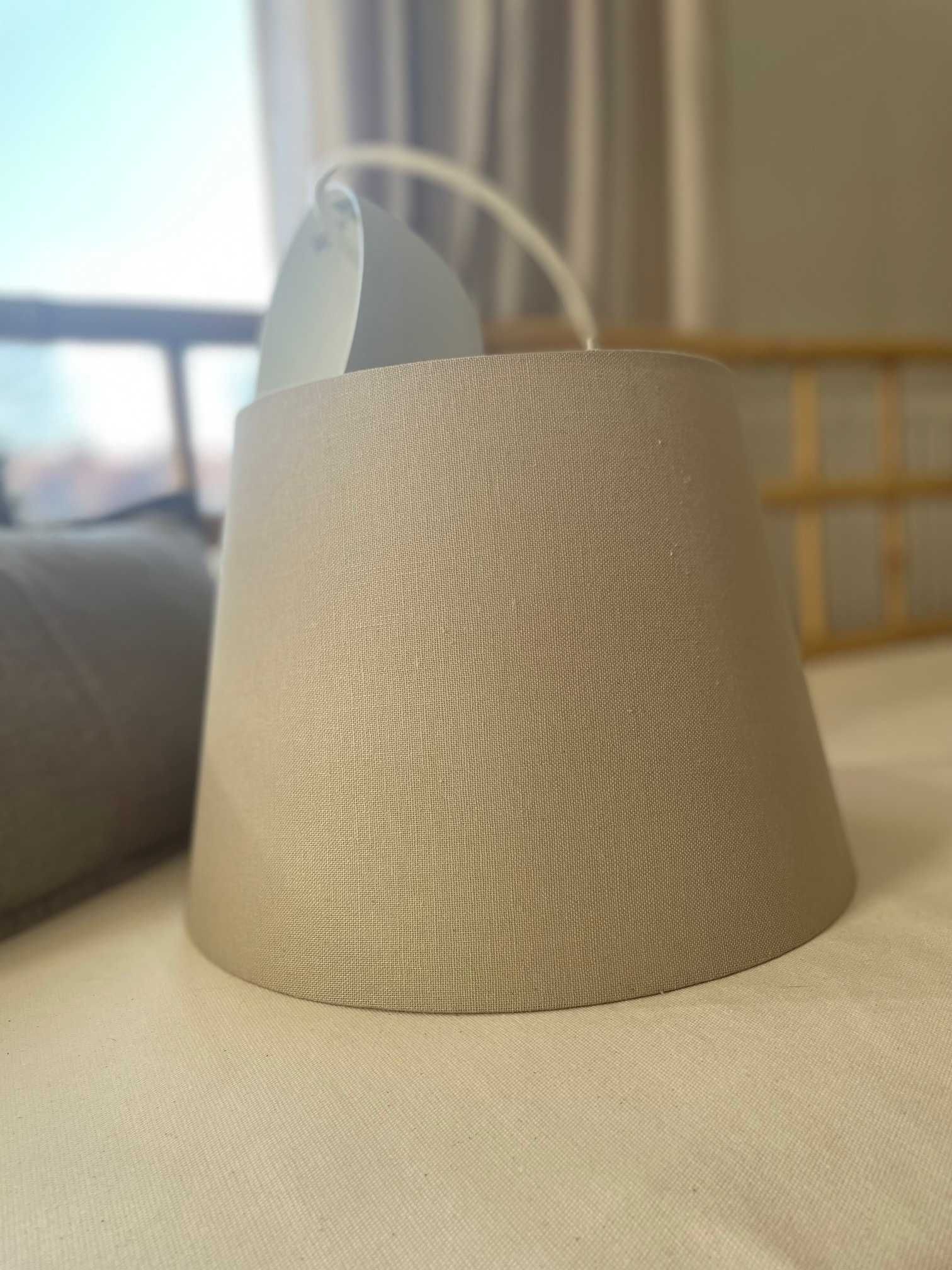 Klosz jasnoszary/kremowy IKEA