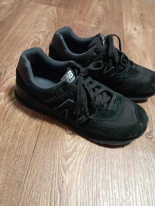 Кросівки New Balance 574 Triple Black Нові! 45р.