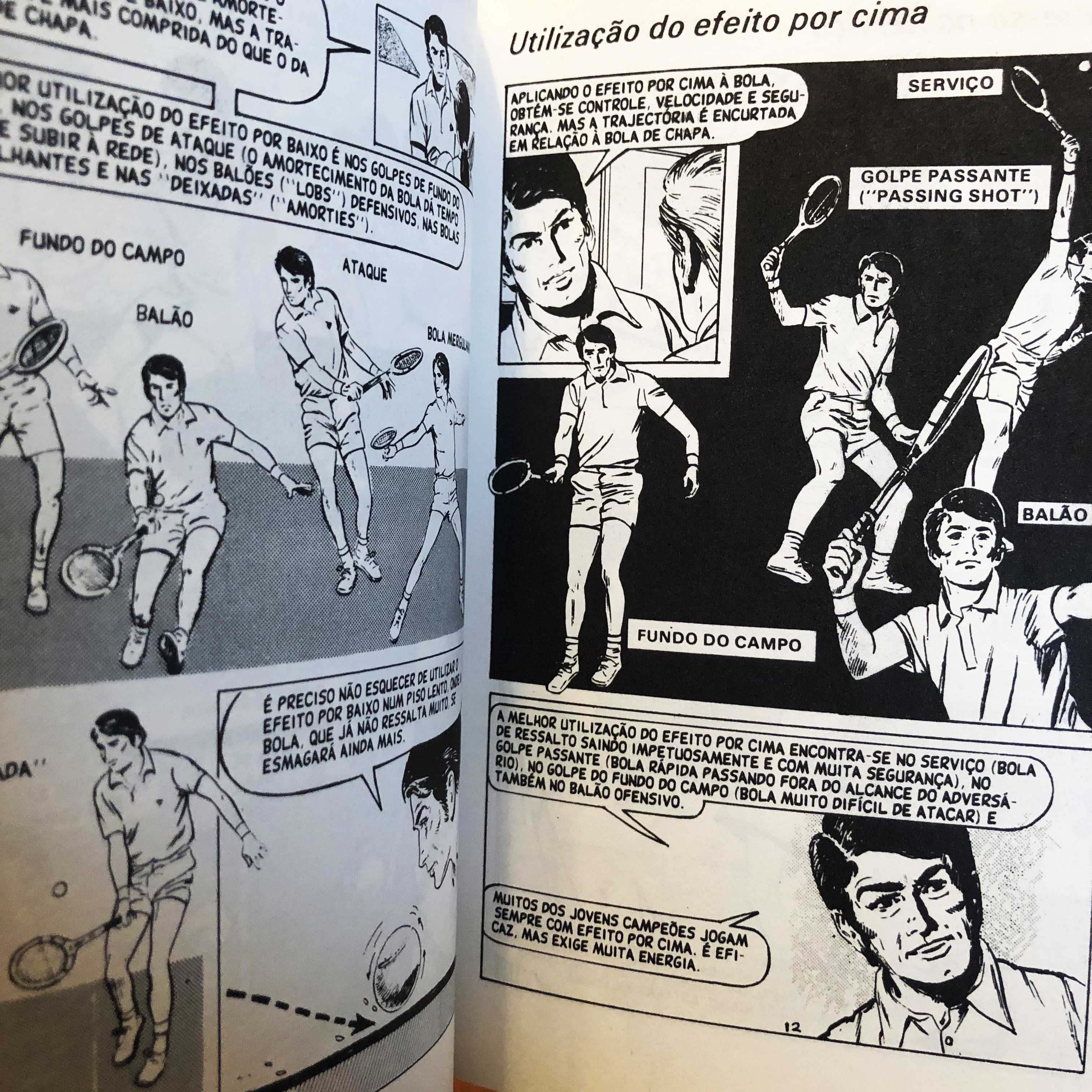 TÉNIS EM BANDA DESENHADA - manual (1983) BD