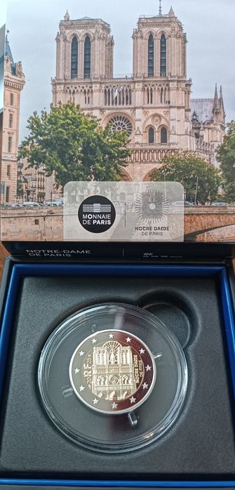 França 2025 - 2€ moeda Proof Notre Dame de Paris