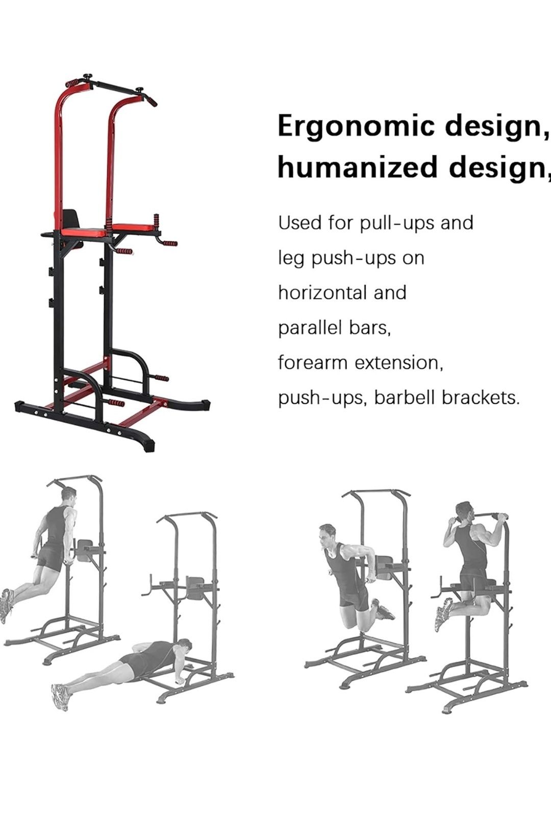 Power Tower stacja treningowa dip stacja, wielofunkcyjny trening